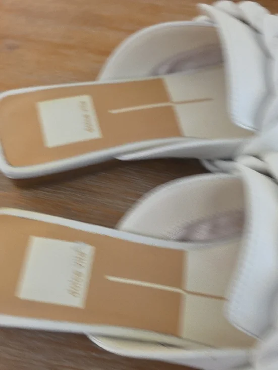 Dolce Vita Cream Braided Leather Mule Slip-On - Picture 4 of 6